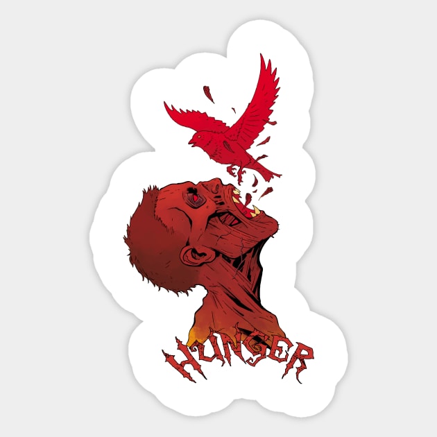 Zombie Hunger Sticker by tg_tristan